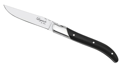 Laguiole By Hâws Steak Knife Set 6 Pcs Black Wood
