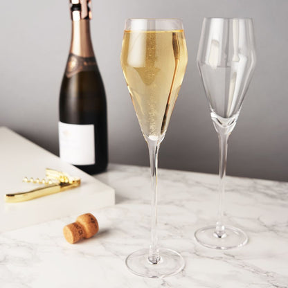 Viski Proseccoglas Kristall 2-pack - Champagneglas Blyfritt 24 cl