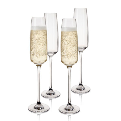 Viski Champagneflöjt Julien 17 cl - Kristallglas 4-pack