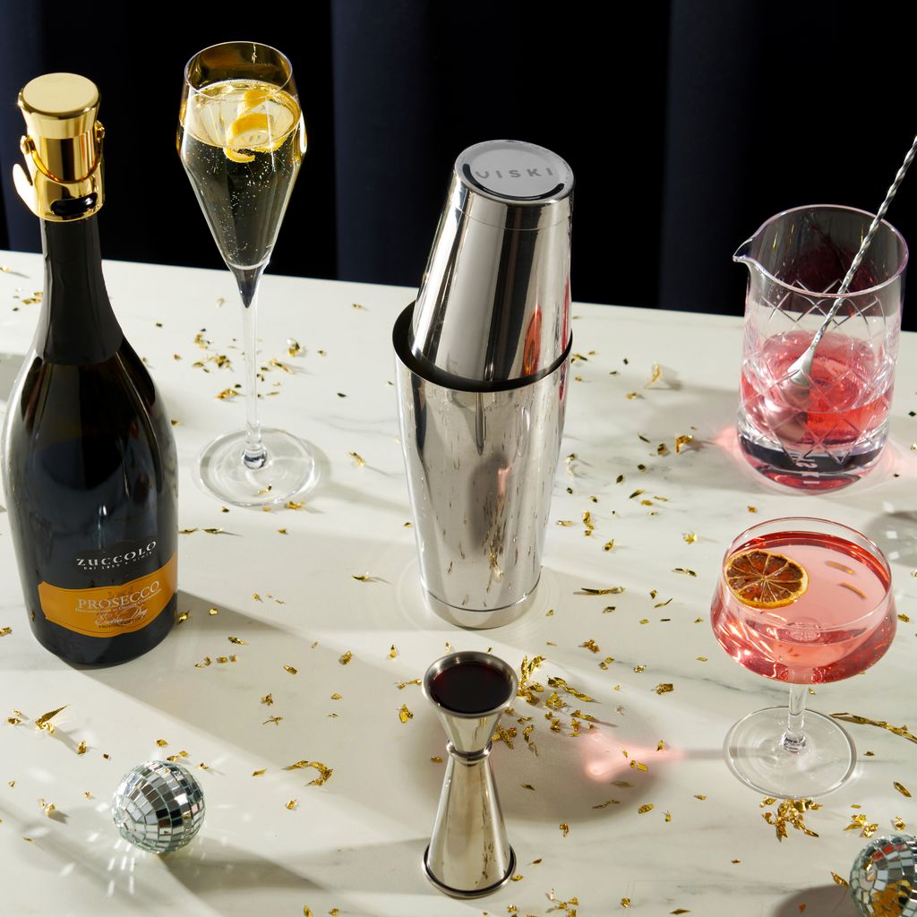 Viski Bartenderset 7 Delar - Cocktailset med Shaker och Barverktyg