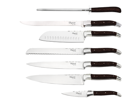 Laguiole By Hâws Chef Set 7 Pcs Wengé