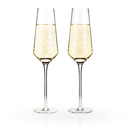 Viski Champagneflöjt Raye 24 cl - Kristallglas 2-pack