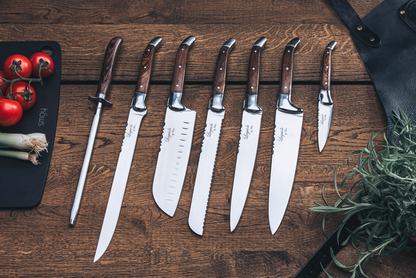 Laguiole By Hâws Chef Set 7 Pcs Wengé