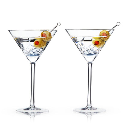 Viski Martiniglas Admiral 27 cl - Cocktailglas Kristall 2-pack