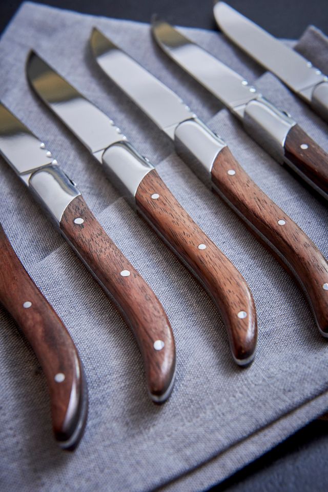 Laguiole By Hâws Steak Knife 6 Pcs Rosewood