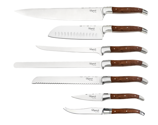 Laguiole By Hâws Chef Set 7 Pcs Rosewood