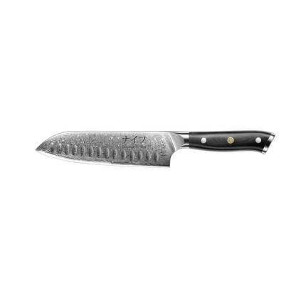 Damascus By Hâws Santoku Knife 32 Cm