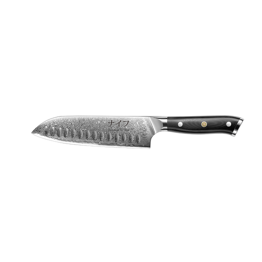 Damascus By Hâws Santoku Knife 32 Cm