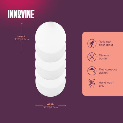 Innovine Droppskydd Vin 6-pack - Vinskivor Metall