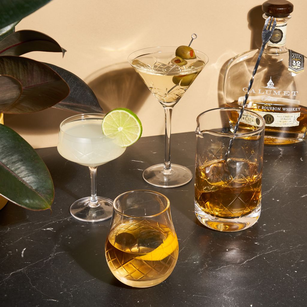 Viski Martiniglas Admiral 27 cl - Cocktailglas Kristall 2-pack