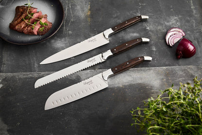 Laguiole By Hâws Chef Knife Set 3 Pcs Wengé