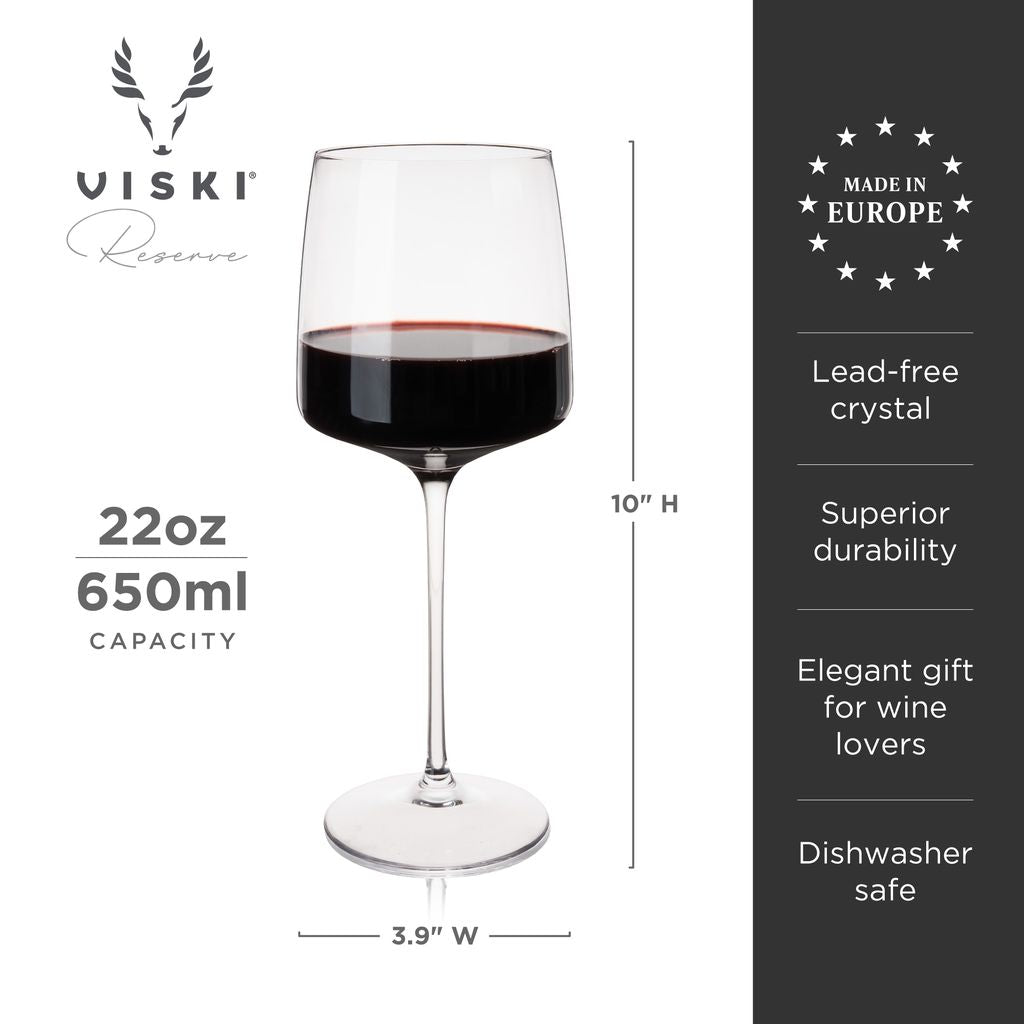 Viski Bordeauxglas Julien 65 cl - Kristallglas Rödvin 4-pack