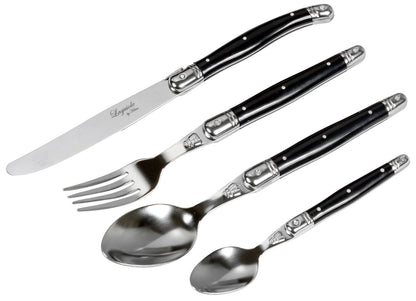 Laguiole By Hâws Cutlery Set 24 Pcs Black Abs