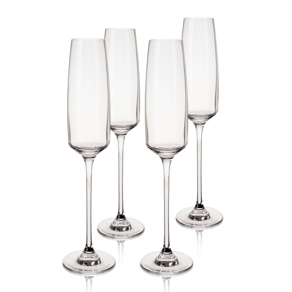 Viski Champagneflöjt Julien 17 cl - Kristallglas 4-pack
