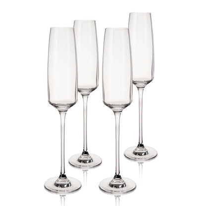 Viski Champagneflöjt Julien 17 cl - Kristallglas 4-pack