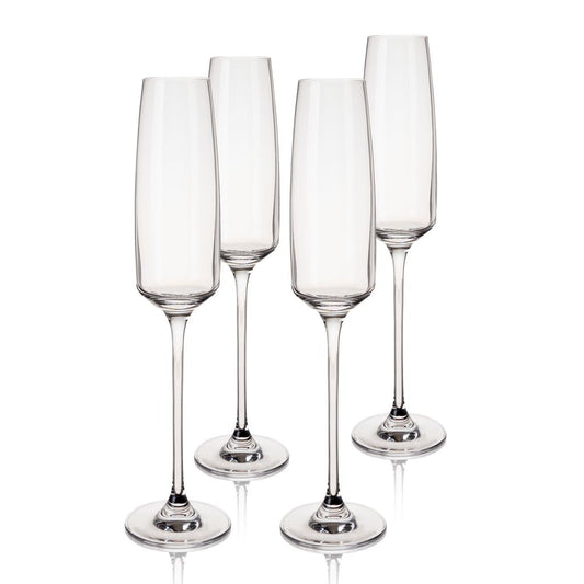 Viski Champagneflöjt Julien 17 cl - Kristallglas 4-pack