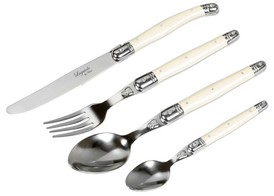 Laguiole By Hâws Cutlery Set 24 Pcs Pearl Abs