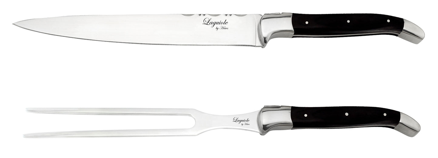 Laguiole By Hâws Carving Knife And Fork 2 Pcs