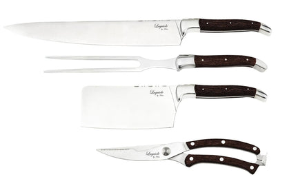 Laguiole By Hâws Chef Set 4 Pcs Wengé