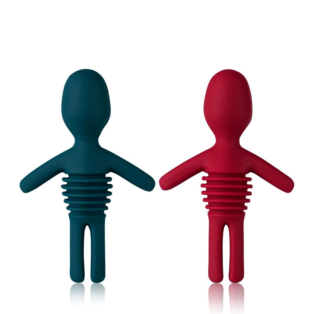Innovine Bottle Stoppers Silikon 2-pack - Rolig Vinpropp Lufttät