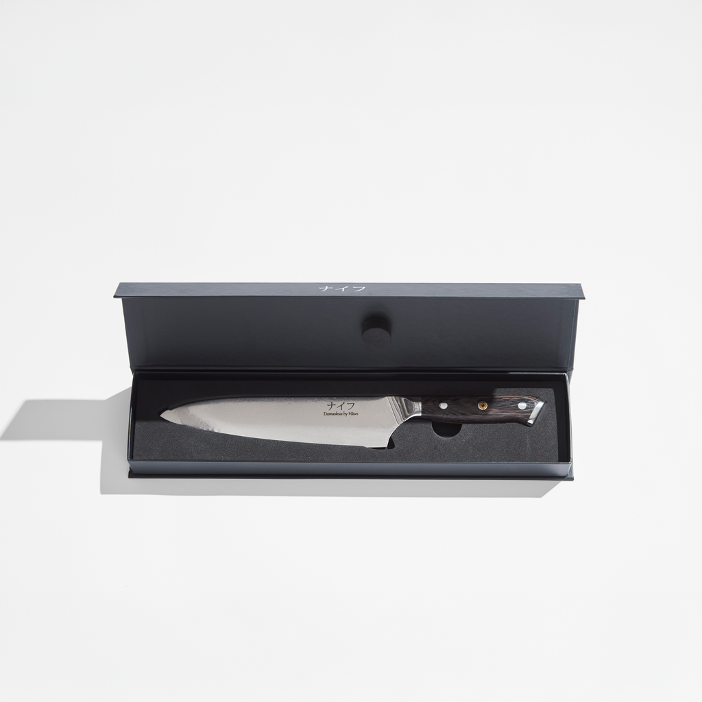 Damascus By Hâws DBHCW Chef Knife 32 Cm Wengè