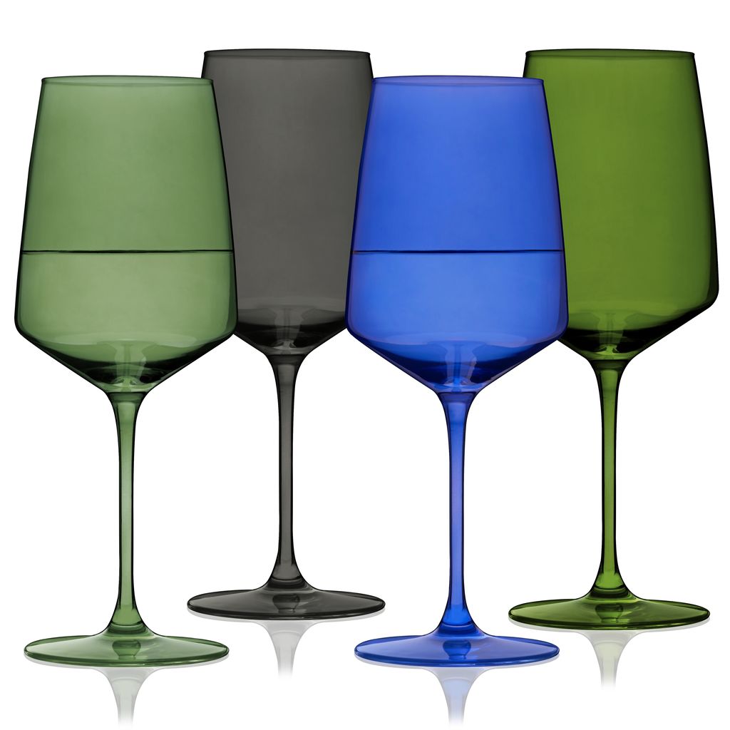 Viski Vinglas 65 cl Reserve Nouveau Seaside - Kristallglas Färgglada 4-pack