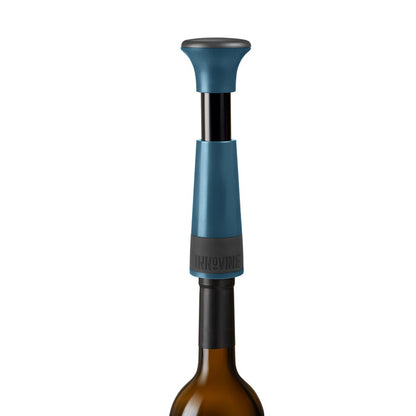 Innovine Vakuumpump Vin Teal - Vinsparare med 2 Korkar