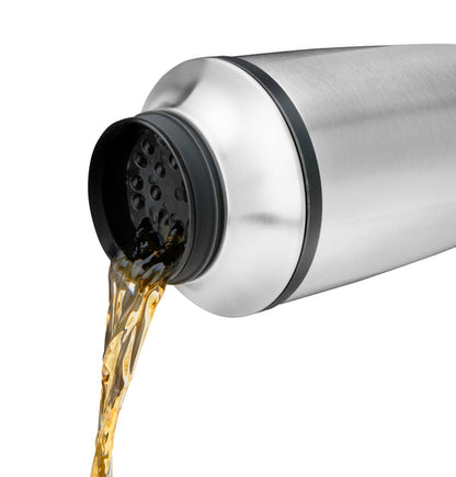 Innovine Cocktailshaker Dubbelväggad - Shaker med Sil och Jigger
