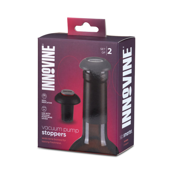 Innovine Vakuumkorkar 2-pack - Vinstoppare för Vakuumpump