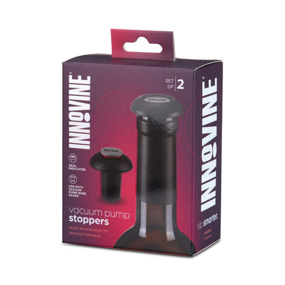 Innovine Vakuumkorkar 2-pack - Vinstoppare för Vakuumpump